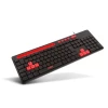 Teclado Gamer Multimídia Vermelho C/suporte De Celular Gk120