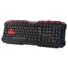 Teclado Gamer Spider Preto e Vermelho Fortrek