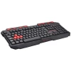 Teclado Gamer Spider Preto e Vermelho Fortrek