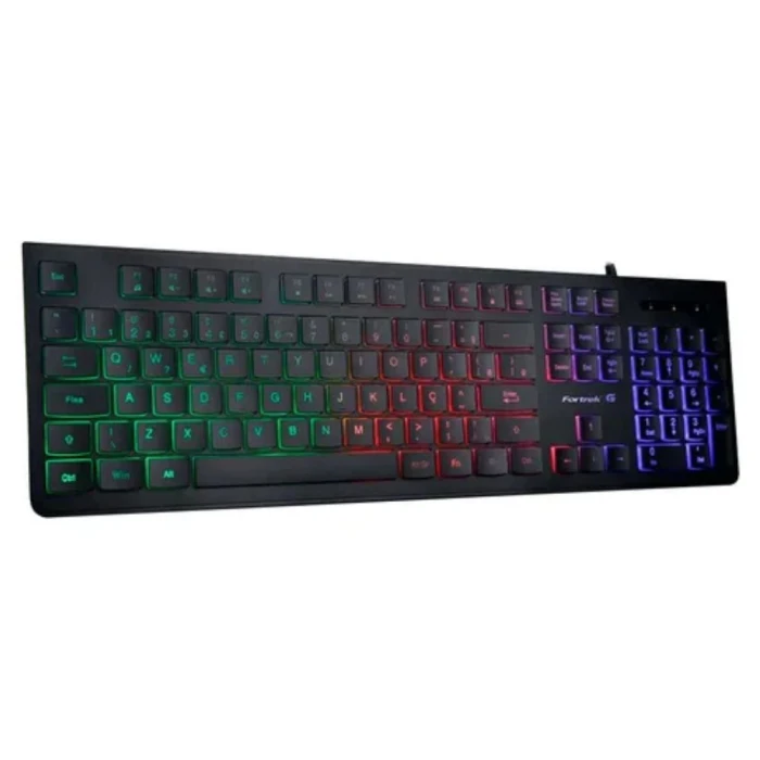 Teclado Gaming Fortrek Black Eagle Preto De Membrana
