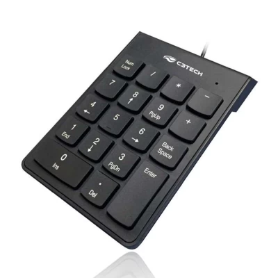 Teclado Numérico C3 Tech USB Preto KN-10