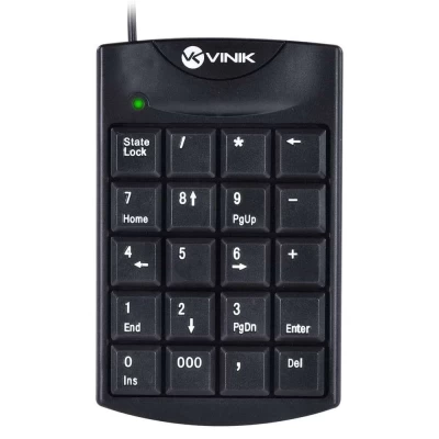 Teclado Numérico Dynamic 20 Teclas VINIK DT90