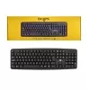 Teclado Preto Bright USB ABTN2 Membrana Modelo: 0014 Novo