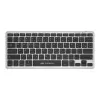 Teclado Sem Fio Bluetooth Recarregável Prata K-BT50 C3tech