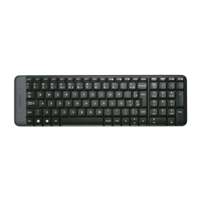 Teclado Sem Fio Logitech K230 Qwerty peças lateral colorida