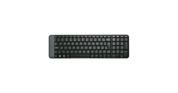 Teclado Sem Fio Logitech K230 Qwerty pecas lateral colorida GAMES ELETRONICOS
