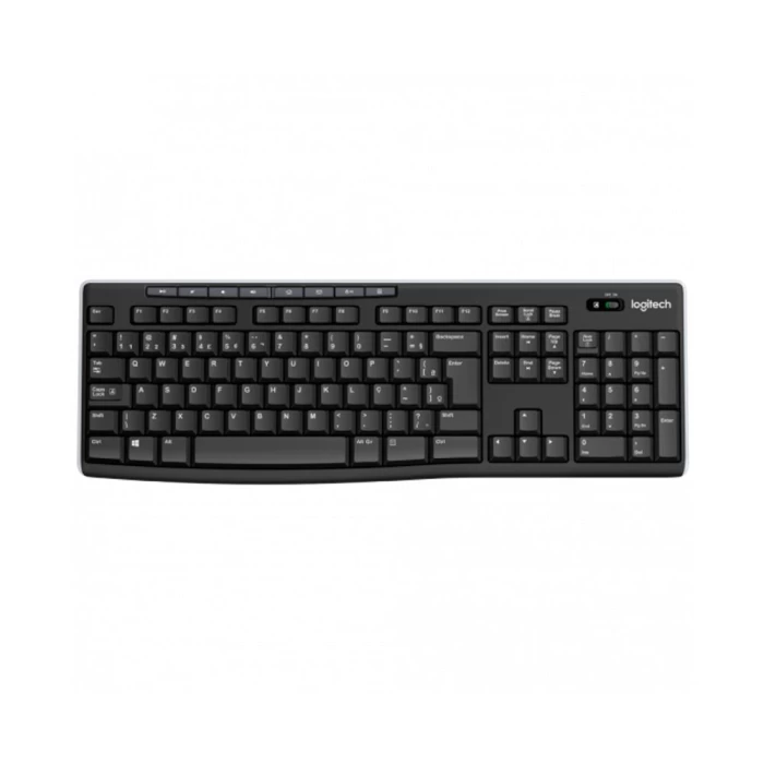 Teclado Sem Fio Preto K270 Logitech Novo