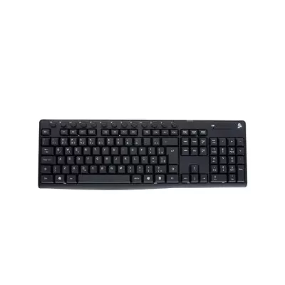 Teclado Sem Fio Wireless Office Chipsce Preto Novo