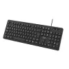 Teclado Slim Para Pc Com Fio 180cm Preto Usb Multi