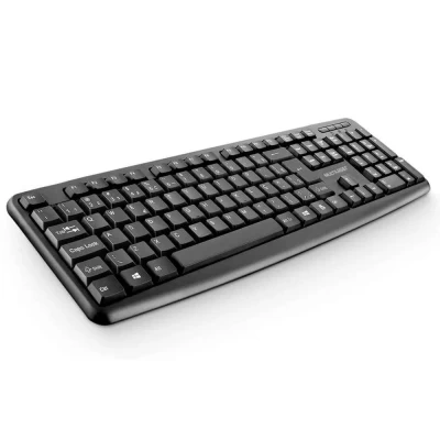 Teclado Slim Usb Preto Tc065 Multilaser Teclas Macias Abnt2