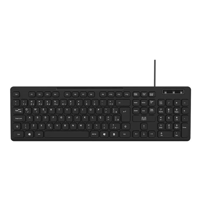 Teclado Soft Silence Usb 150Cm Preto Tc1444