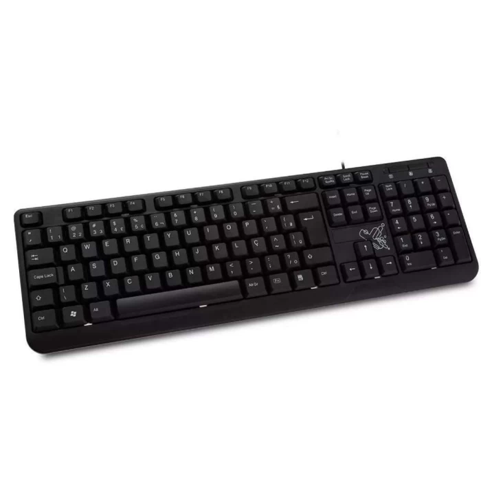 Teclado Usb 2.0 Preto Abnt 2 Padrão Brasileiro - Maxprint