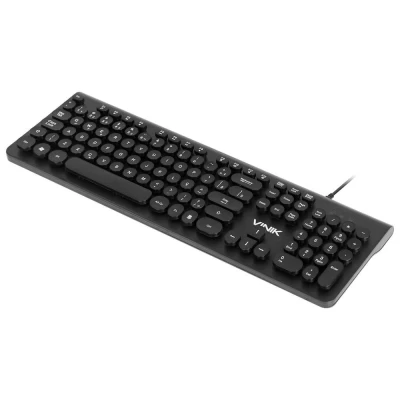 Teclado multimidia USB dynamic circle ABNT2 Preto Vinik