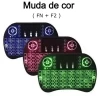 Teclado sem fio backlit Mini Keyboard Wi-Fi Com Led