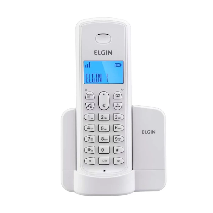 Telefone Sem Fio Elgin Tsf-8001 Com Viva Voz Branco Novo