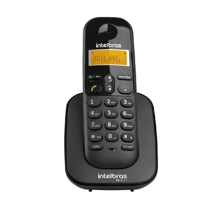 Telefone Sem Fio Intelbras Ts 311 Preto Novo