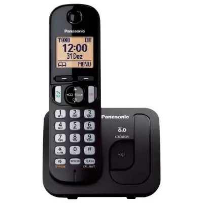Telefone Sem fio Panasonic Dect.6 1.6 Kx-tgc210lbb