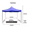 Tenda Gazebo Dobrável Para Praia 3X3 Metros Azul Bel 334302