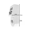 Timer Temporizador Digital Com Programação Cor Branco Bivolt