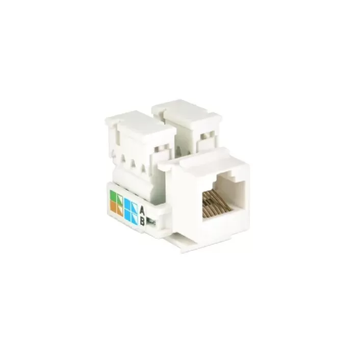 Tomada Módulo Keystone RJ45 CAT6 Cor Branco KS112 Fortrek