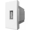 Tomada Usb 2A Bivolt Cor Branco Puro Alumbra 85148