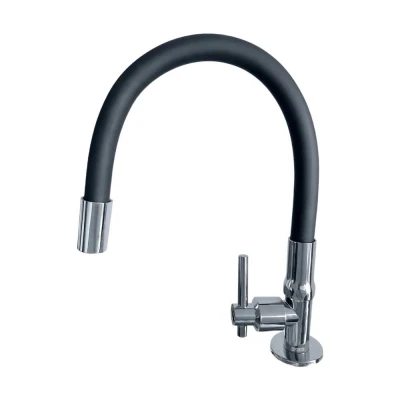 Torneira Gourmet Cozinha Ajustável Preto 056-1106 Kokay