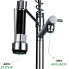 Torneira Gourmet Monocomando Com Spray Extensor 056-1102