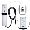 Torre De Tomada Auto Branca 1 Tomada 2 Usb Tipo Ac Novo