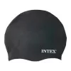 Touca De Natação De Borracha Cor Preto Intex