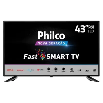 Tv Philco 43 Polegadas Fast Smart Full Hd Bivolt Novo
