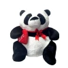 Ursinho De Pelúcia Panda Love Preto E Branco Mury Baby