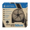 Ventilador Circulador de Ar 50cm Preto 130w Ventisol