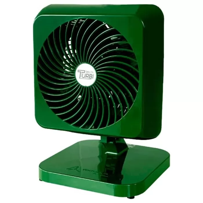 Ventilador De Mesa Oscilante Delta Turbi 220V Verde Novo