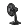 Ventilador De Mesa Oscilante Ventisol 6 Pás, Preto, 220V