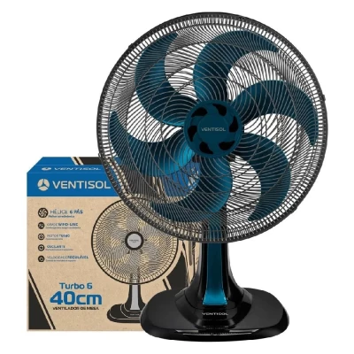 Ventilador De Mesa Turbo Ventisol 40cm 220V Novo