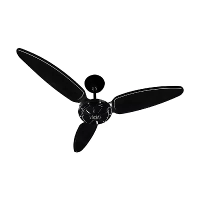 Ventilador De Teto Comercial 3 Pás Preto 220V 130W Ventisol