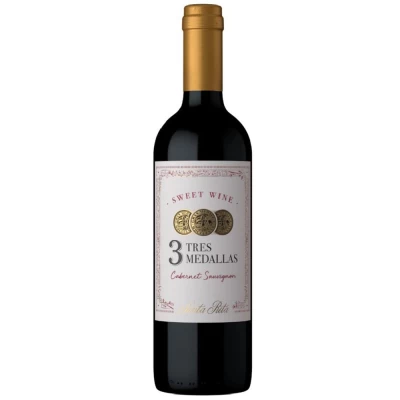 Vinho 3 Medallas Sweet Cabernet Sauvignon 750ml Santa Rita