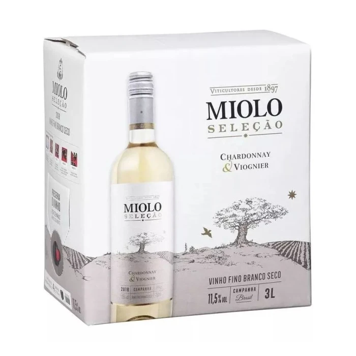 Vinho Branco Chardonnay Viognie Miolo 3L 2024