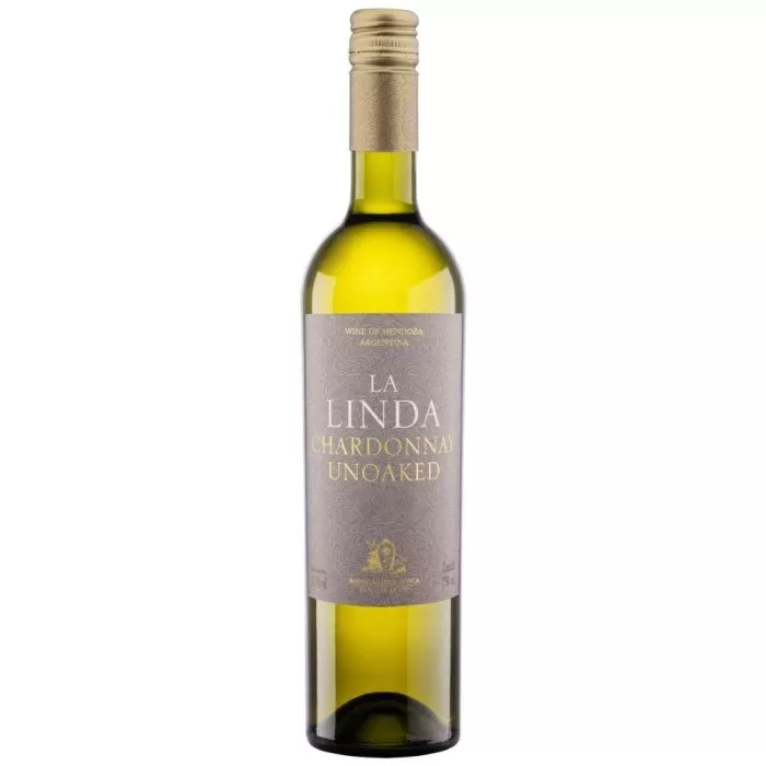 Vinho Branco La Linda Chardonnay Unoaked 2020 750ml original