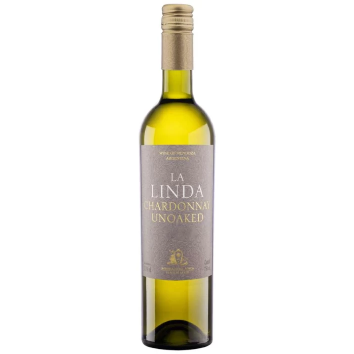 Vinho Branco La Linda Chardonnay Unoaked 2020 750ml original