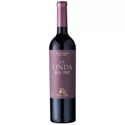 Vinho Fino Tinto La Linda Malbec 2020 750ml Original C/ NF