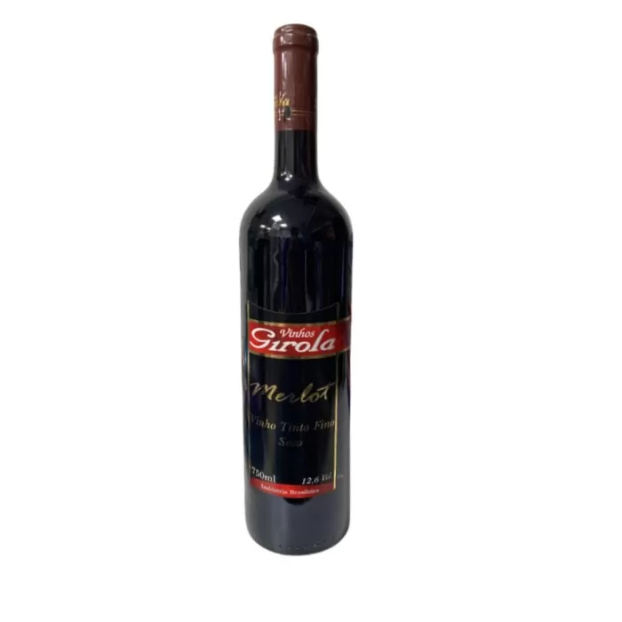 Vinho Tinto Fino Seco Merlot Da Girola 750mL