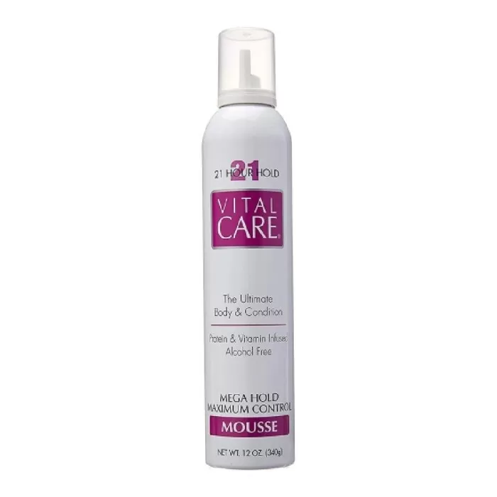 Vital Care Mousse Mega Para Cabelo Hold Maximum Control 340g