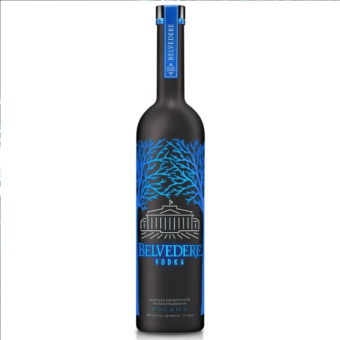 Vodka Belvedere Midnight Poland 1750ml com led