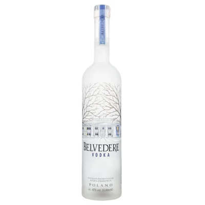 Vodka Belvedere Pure 3 Litros Poland Com Led na base