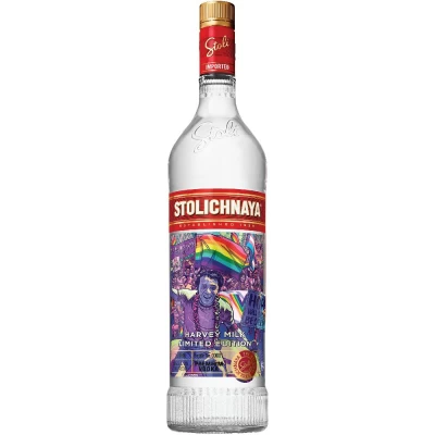 Vodka Stolichnaya Harvey Milk Limited Edition 1 Litro