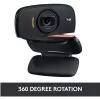 Webcam C525 Hd 720P Portable Logitech Com Microfone Novo