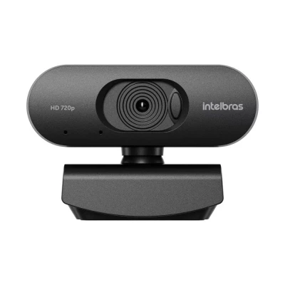 Webcam Hd Usb Intelbras 720P Para Computador/Notebook Preto