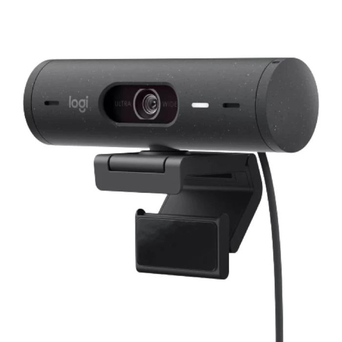 Webcam Logitech Brio 500 Cor Grafite 1080P30 4mp Hdr