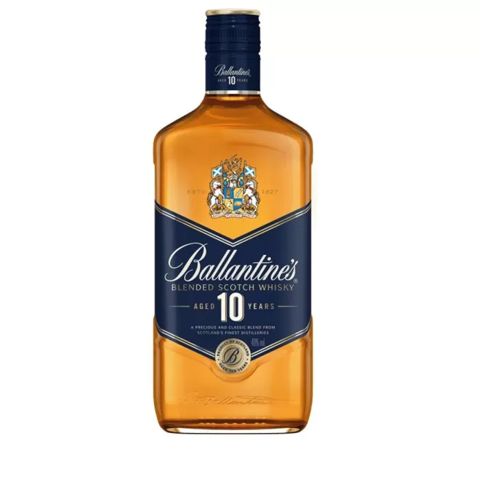 Whisky Ballantines Blended Scotch 10 Anos 1 Litro